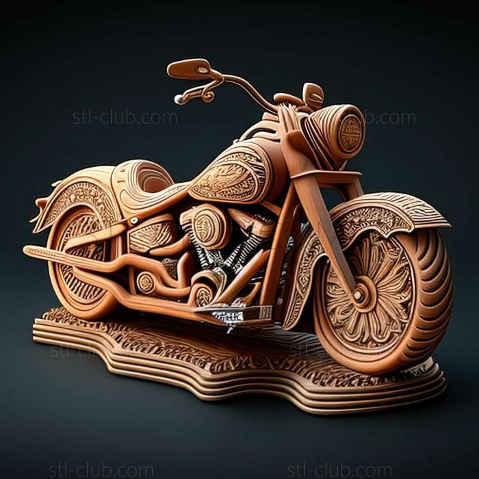 3D model Harley Davidson CVO Softail Deluxe (STL)